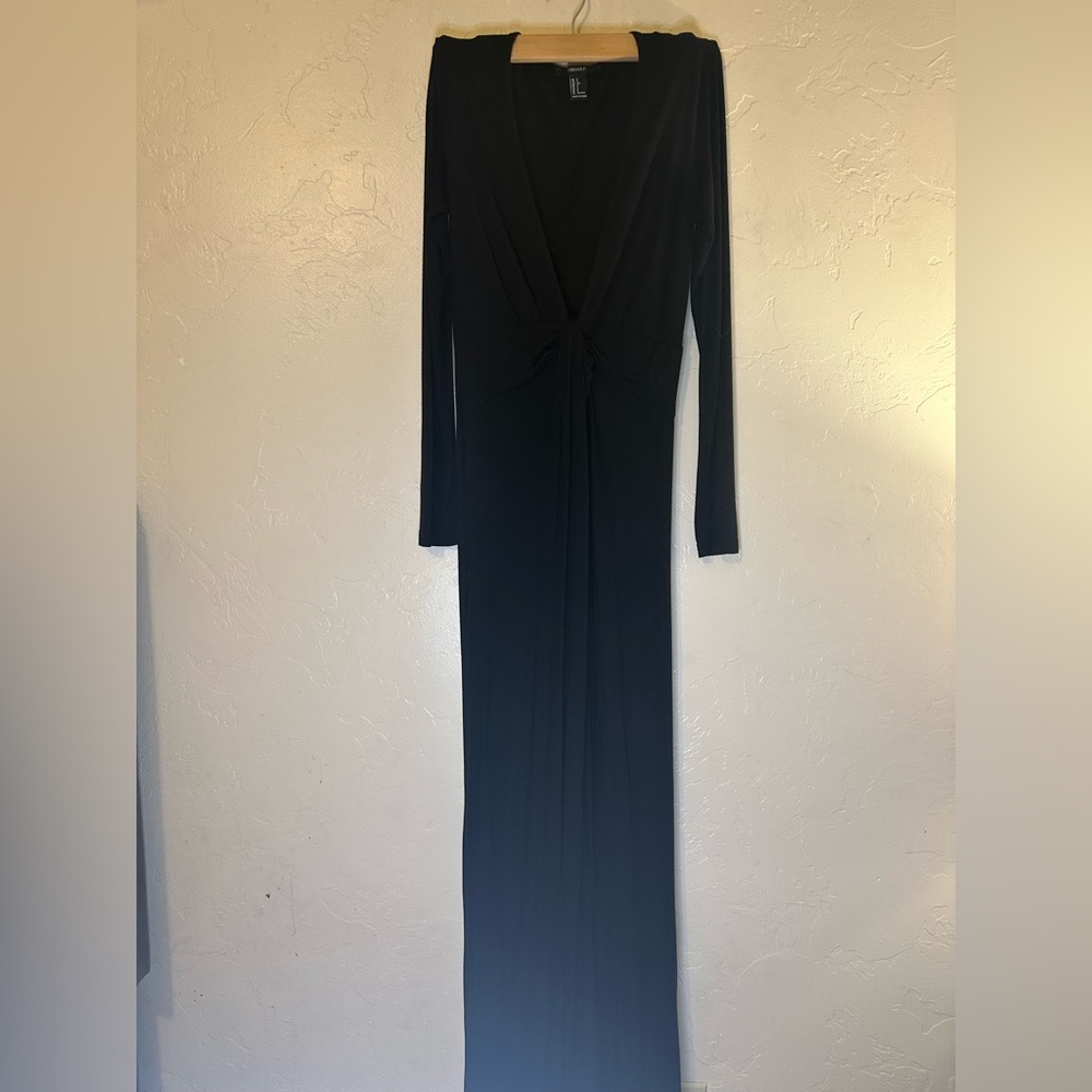 Black maxi dress comfy fabric